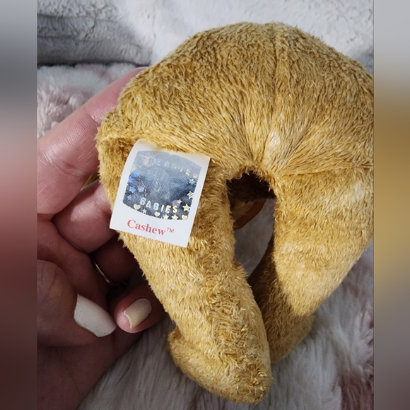 Rare Cashew Ty Beanie Babbies beige bear! - Picture 3 of 5